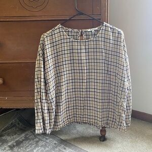 MADEWELL Plaid 100% Cotton Women’s Shirt